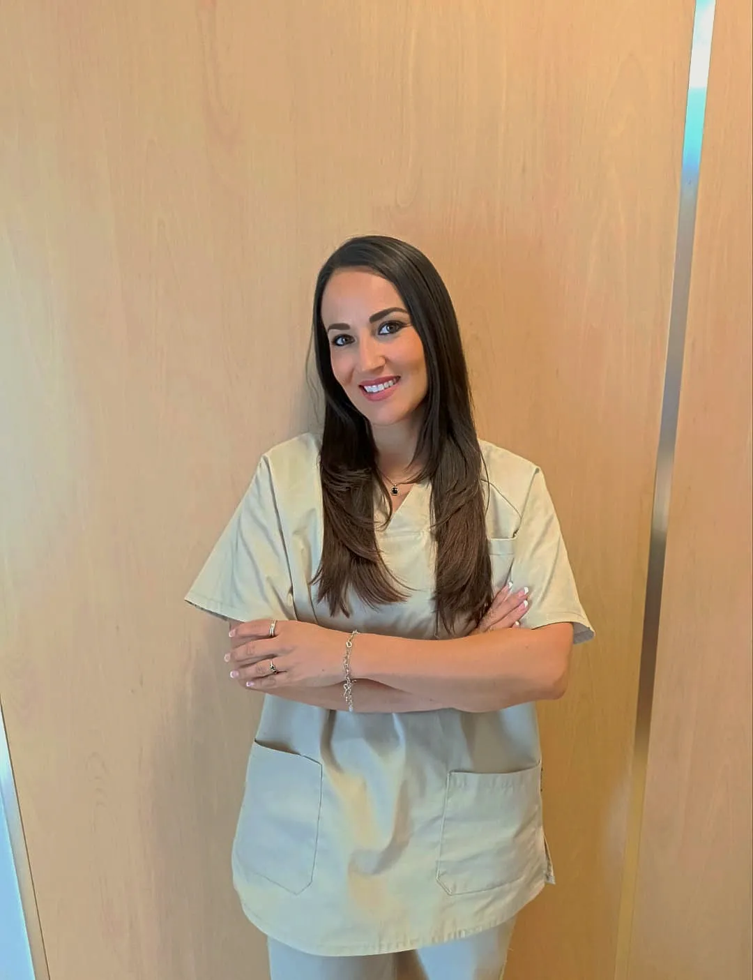 Isabel García at Dental Clinic in Málaga